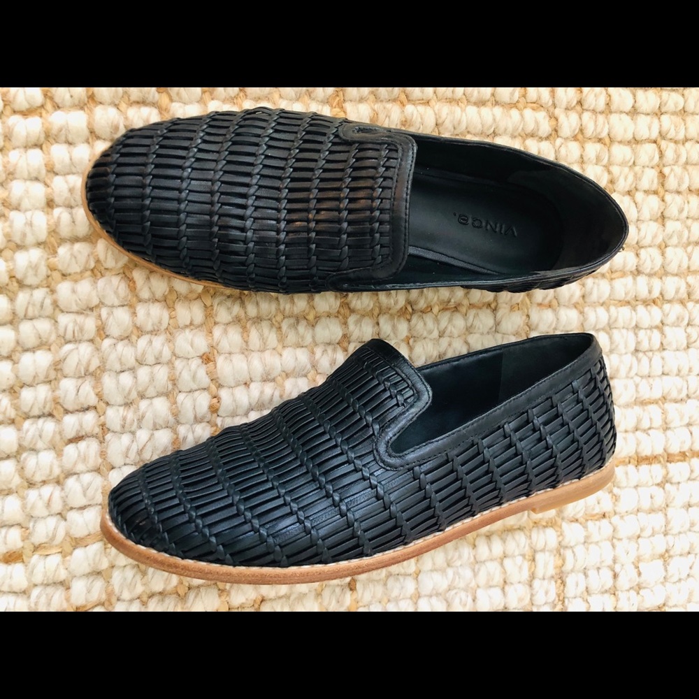 Vince Jonah Weave leather loafers